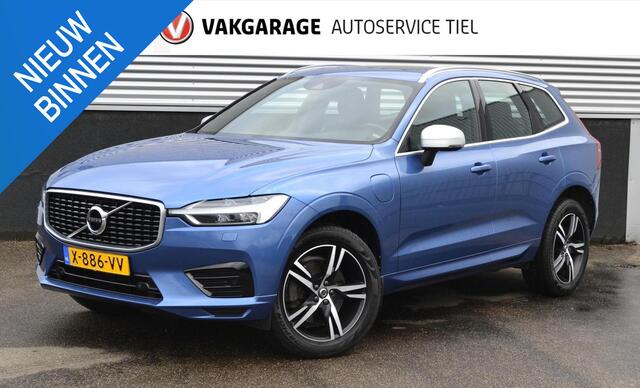 Volvo XC60 2.0 T8 Twin Engine AWD R-Design Schuif/kanteldak, Bursting Blue, Stuur/Stoelverwarming, Camera, LED, Zeer nette auto, Digitaal Dashboard, BTW-auto