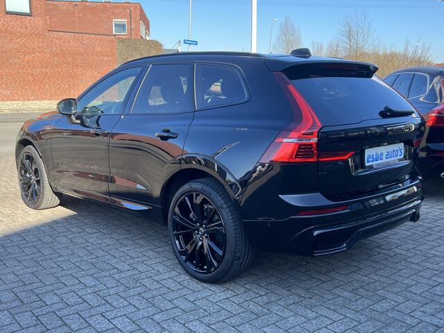 Volvo XC60 2.0 T8 455 pk Plug-in hybrid AWD Ultimate Black Edition Navigatie Panoramadak Full Led 360 Camera Elek Stoelen + Verwarming Head-Up Display Pilot Assist HUD BLIS Harman Kardon Dab