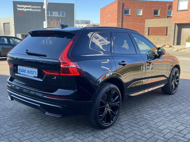 Volvo XC60 2.0 T8 455 pk Plug-in hybrid AWD Ultimate Black Edition Navigatie Panoramadak Full Led 360 Camera Elek Stoelen + Verwarming Head-Up Display Pilot Assist HUD BLIS Harman Kardon Dab