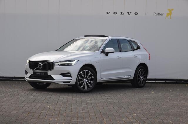 Volvo XC60 T8 390PK Automaat Recharge AWD Inscription / Semi-elektrisch inklapbare trekhaak / Panoramisch schuif/kantel dak / Cruise Control / Elektrische verstelbare stoelen / bestuurderstoel met geheugen functie / Apple Carplay / Android Auto /