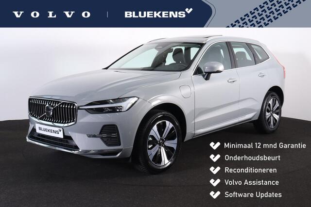 Volvo XC60 T6 Plug-in hybrid AWD Essential Edition Bright - Panorama/schuifdak - IntelliSafe Assist & Surround - Leder - Parkeercamera achter - Verwarmde voorstoelen, stuur & achterbank - Parkeersensoren voor & achter - Draadloze tel. lader - Extra getint glas - 19'