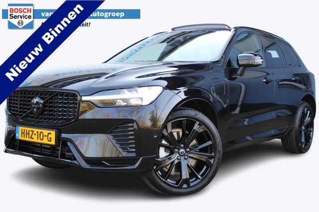 Volvo XC60 2.0 T6 Plug-in hybrid AWD Plus Black Edition | Direct Leverbaar!! | Panorama dak | Elektrisch wegklapbare trekhaak | Memory stand voorstoelen | Harman/Kardon Audiosysteem | Stoelverwarming voor & achter | Keyless entry/start | Stuurverwarming | Elektrisch