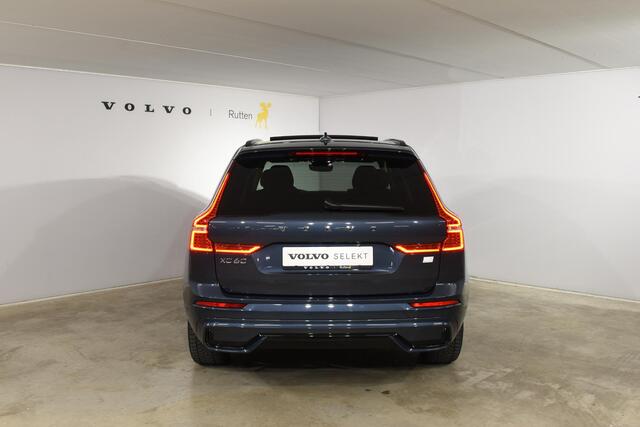 Volvo XC60 T6 350PK Automaat Plug-in hybrid AWD Plus Dark / Adaptive Cruise control / Stoelverwarming v+a / Stuurverwarming / Elektr. achterklep / Panoramadak / Harman Kardon / 360 camera