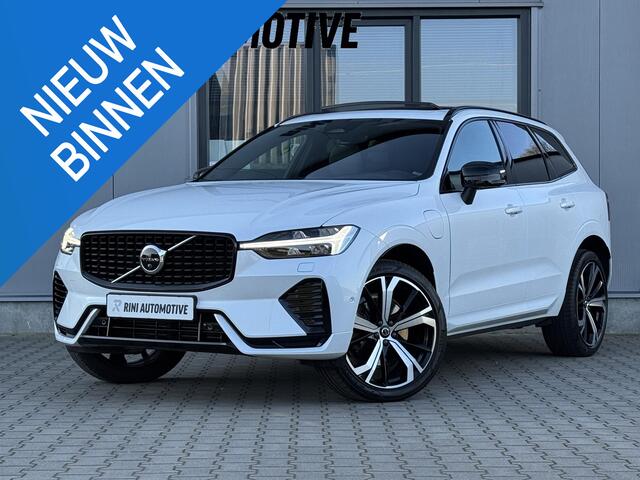 Volvo XC60 2.0 T8 Plug-in hybrid AWD R-Design 390 PK | Facelift | Crystal White pearl | 360 Camera