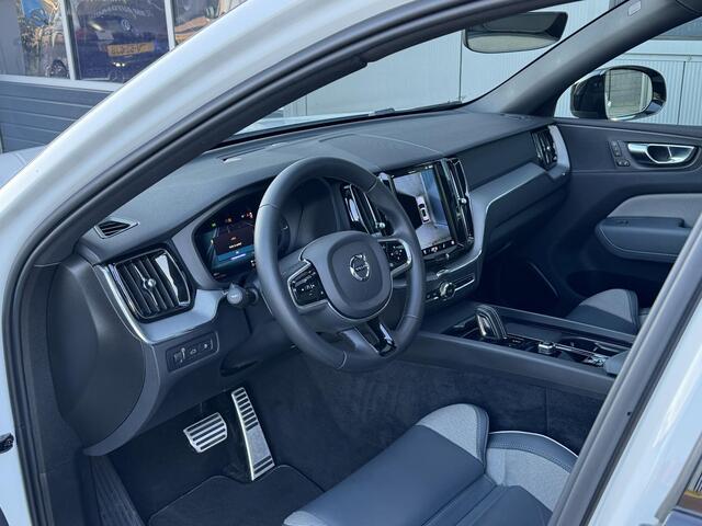 Volvo XC60 2.0 T8 Plug-in hybrid AWD R-Design 390 PK | Facelift | Crystal White pearl | 360 Camera