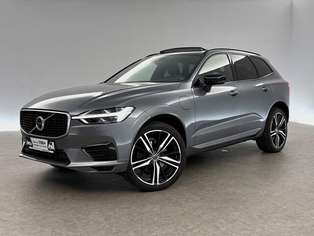 Volvo XC60 T8 Twin Engine 341PK AWD R-Design Luchtvering Pano LED 360Camera Trekhaak Stoel-Stuur verwarming Carplay Virtual Head-up Display Clima Cruise Navi PDC Memory-seat 21''LMV