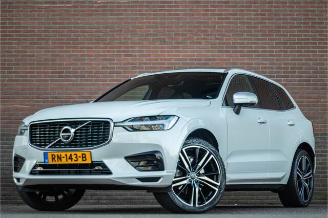 Volvo XC60 T5 AWD R-Design, Luchtvering, Panoramadak, Carplay, Trekhaak, Adaptive Cruise, 360 Camera, Memory, Keyless.