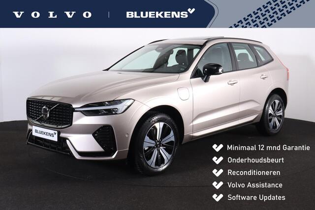 Volvo XC60 T6 Recharge AWD Plus Dark - Panorama/schuifdak - IntelliSafe Assist & Surround - 360º Camera - Verwarmde voorstoelen, stuur & achterbank - Parkeersensoren voor & achter - Elektr. bedienb. voorstoelen met geheugen - Draadloze tel. lader - Elektr. inklapbar