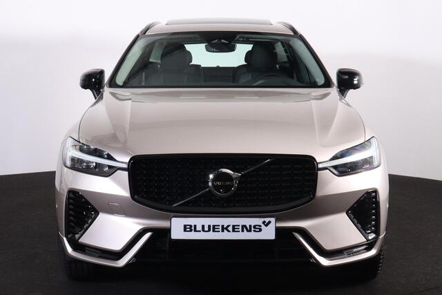 Volvo XC60 T6 Recharge AWD Plus Dark - Panorama/schuifdak - IntelliSafe Assist & Surround - 360º Camera - Verwarmde voorstoelen, stuur & achterbank - Parkeersensoren voor & achter - Elektr. bedienb. voorstoelen met geheugen - Draadloze tel. lader - Elektr. inklapbar