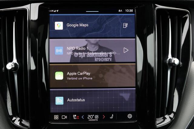Volvo XC60 T6 Recharge AWD Plus Dark - Panorama/schuifdak - IntelliSafe Assist & Surround - 360º Camera - Verwarmde voorstoelen, stuur & achterbank - Parkeersensoren voor & achter - Elektr. bedienb. voorstoelen met geheugen - Draadloze tel. lader - Elektr. inklapbar