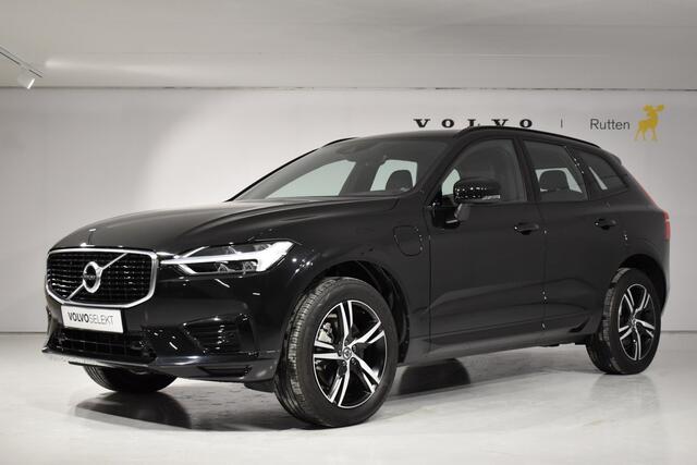 Volvo XC60 T8 390PK Automaat Recharge AWD R-Design Volvo XC60 T8 390PK Automaat Recharge AWD R-Design / Schuif-kanteldak / Standkachel / Road Sign Information / Cruise Control / 19" lichtmetalen velgen / Drive Mode Settings / Navigatie