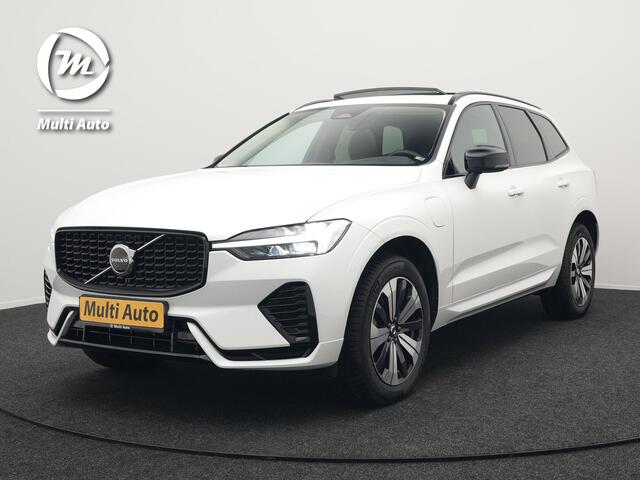 Volvo XC60 T6 AWD Plus Dark Long Range Plug In Hybrid 350pk Dealer O.H PHEV | Panodak | Adaptive Cruise | Camera | Harman Kardon | Lederen Sportstoelen Memory & Verwarmd | Apple Carplay | Pilot Assist | Google Assistant & Maps | Virtual | DAB |
