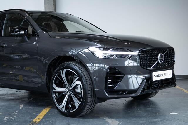 Volvo XC60 2.0 T8 Plug-in hybrid AWD Ultra Dark | Luchtvering | 455 PK Systeemvermogen | 21" Lichtmetalen Velgen | Semi-Elektrische Trekhaak 13-Polig | Head-Up Display | Harman Kardon Premium Audio | Google infotainment | Longe Range |