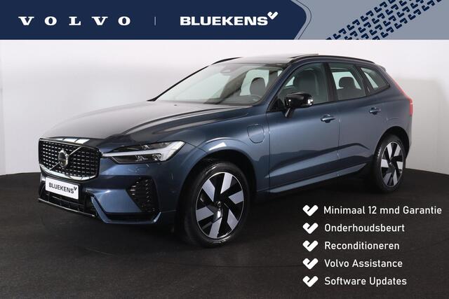 Volvo XC60 T6 Recharge AWD Ultra Dark - Panorama/schuifdak - IntelliSafe Assist & Surround - 360º Camera - Harman/Kardon audio - Adaptieve LED koplampen - Verwarmde voorstoelen, stuur & achterbank - Parkeersensoren voor & achter - Elektr. bedienb. voorstoelen met ge