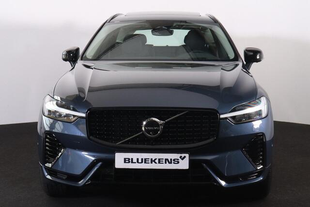 Volvo XC60 T6 Recharge AWD Ultra Dark - Panorama/schuifdak - IntelliSafe Assist & Surround - 360º Camera - Harman/Kardon audio - Adaptieve LED koplampen - Verwarmde voorstoelen, stuur & achterbank - Parkeersensoren voor & achter - Elektr. bedienb. voorstoelen met ge