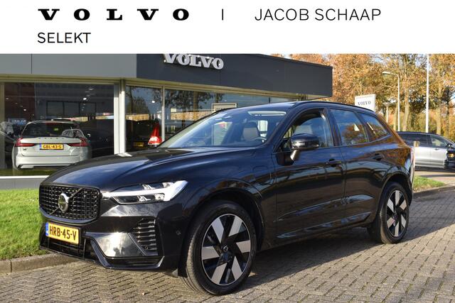 Volvo XC60 T6 AWD 350PK Plug-in Hybrid Ultra Dark | Trekhaak | Leer | H&K | ACC | Thuislader |