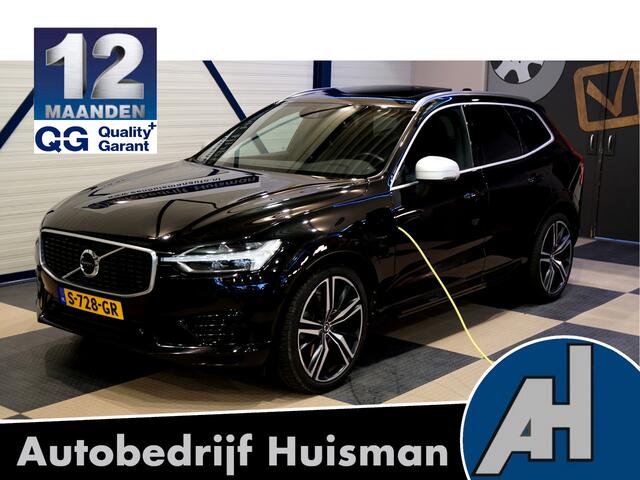 Volvo XC60 2.0 T8 AWD 299kW/407pk Aut8 Twin Engine R-Design LUCHTVERING + PANORAMADAK + SPORTSTOELEN + LEDEREN BEKLEDING + CRUISE + SUBWOOFER + EL.TREKHAAK + STOELVERWARMING + LANE ASSIST + KEYLESS ENTRY&GO + CAMERA + PARKEERSENSOREN A + 21" LM-VELGEN!!