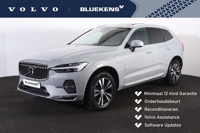 Volvo XC60 T6 Recharge AWD Core Bright - Panorama/schuifdak - IntelliSafe Assist - Adaptieve LED koplampen - Parkeercamera achter - Verwarmde voorstoelen, stuur & achterbank - Parkeersensoren voor & achter - Draadloze tel. lader - Standkachel - Extra getint glas - E