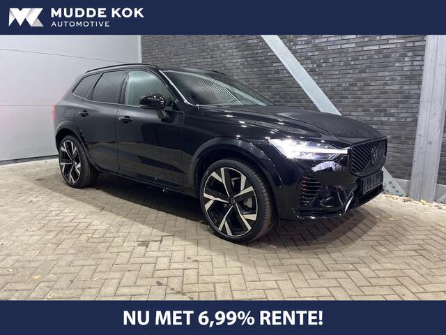 Volvo XC60 T8 Plug-in hybrid Ultra Black Edition | FACELIFT | 22 Inch | Luchtvering | Head-Up | 360° Camera | ACC