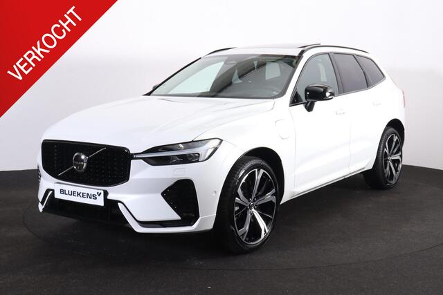 Volvo XC60 T8 Recharge AWD Ultimate Dark - Panorama/schuifdak - IntelliSafe Assist & Surround - 360º Camera - Verwarmde voorstoelen, stuur & achterbank - Parkeersensoren voor & achter - Elektr. bedienb. voorstoelen met geheugen - Draadloze tel. lader - Head up displ