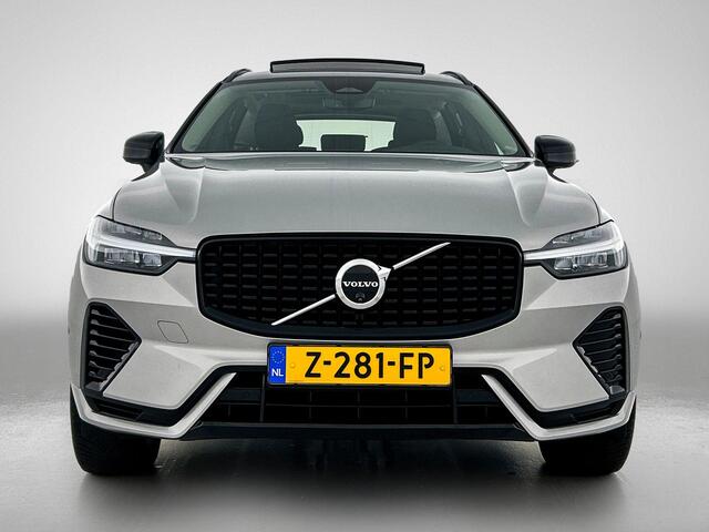 Volvo XC60 T6 Recharge AWD Plus Dark - Panorama/schuifdak - IntelliSafe Assist & Surround - 360º Camera - Verwarmde voorstoelen, stuur & achterbank - Parkeersensoren voor & achter - Elektr. bedienb. voorstoelen met geheugen - Draadloze tel. lader - Elektr. inklapbar