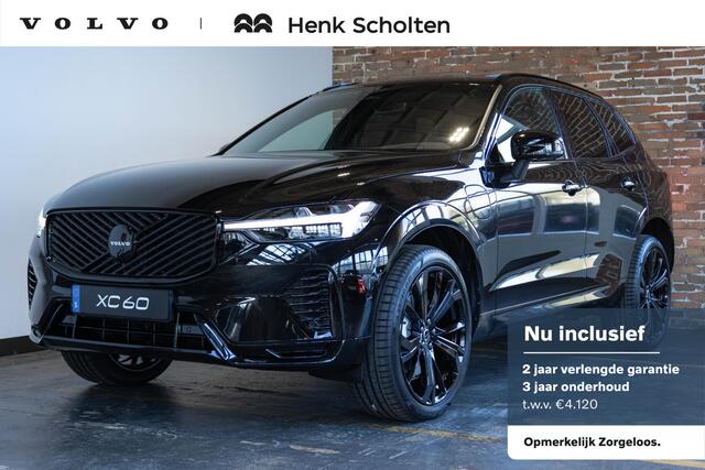 Volvo XC60 2.0 T6 Plug-in hybrid AWD Plus Black Edition | Verwacht Nov. 2025 | Luchtvering | Head-Up Display | 360º Camera | Schuif/Kantel-Panoramadak | Google Infotainment | 21" Lichtmetalen Wielen |