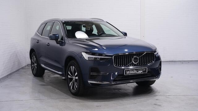 Volvo XC60 2.0 T6 Plug-in hybrid AWD Plus Bright 1e eigen NAP 18"lichtmetalen wielen lederen comfortstoelen wegklapbare trekhaak fietsendrager verwarmd stuurwiel en stoelen v+a aplle-carplay keyless go-start LED verl DAB ontvangst