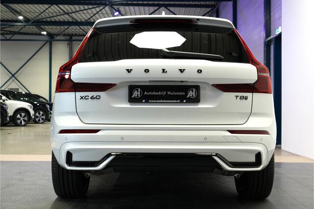 Volvo XC60 2.0 T8 AWD 335kW/456pk Aut8 MJ2026 Plug-in hybrid Ultra Black Edition HARMAN/KARDON + PANORAMADAK + BLIS + HEAD-UP + PILOT ASSIST + STOELVERWARMING V&A + ADAPT.CRUISE + GOOGLE DASH&SERVICES + STUURVERWARMING + 360 CAMERA + 21" LM-VELGEN!!