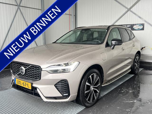 Volvo XC60 2.0 T6 Plug-in hybrid 350 pk AWD Plus Dark Navigatie Panoramadak Standkachel Elek Comfortstoelen Harman Kardon Leder Stoelverwarming v+a Camera Carplay 20 Inch Velgen Extra Getint Glas Long Range Bright Dusk Metallic 1e Eigenaar