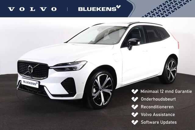Volvo XC60 T8 Recharge AWD Ultra Dark - Panorama/schuifdak - IntelliSafe Assist & Surround - 360º Camera - Bowers & Wilkins audio - Adaptieve LED koplampen - Verwarmde voorstoelen, stuur & achterbank - Parkeersensoren voor & achter - Elektr. bedienb. voorstoelen met