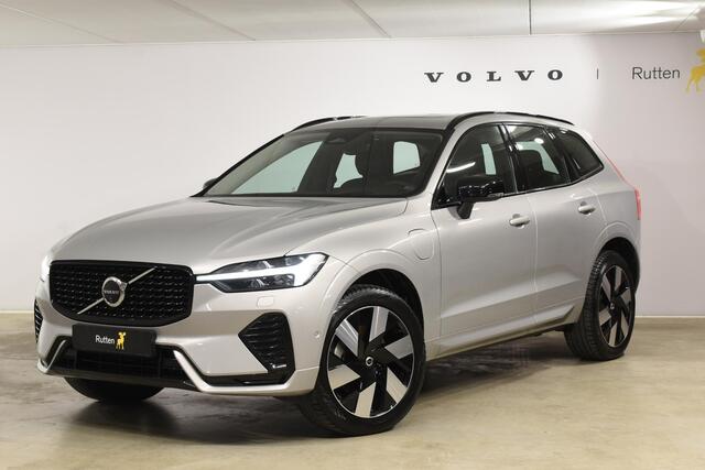 Volvo XC60 T6 350PK Automaat Plug-in Hybrid AWD Ultra Dark / Navigatie / Adaptieve Cruise control / Head Up-Display / Panorama dak / Leder / Elektrische stoelen / 360 Camera / Trekhaak / 20" Velgen