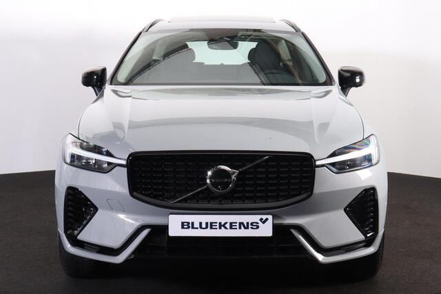 Volvo XC60 T6 Recharge AWD Plus Dark - Panorama/schuifdak - IntelliSafe Assist & Surround - 360º Camera - Verwarmde voorstoelen, stuur & achterbank - Parkeersensoren voor & achter - Elektr. bedienb. voorstoelen met geheugen - Draadloze tel. lader - Elektr. inklapbar