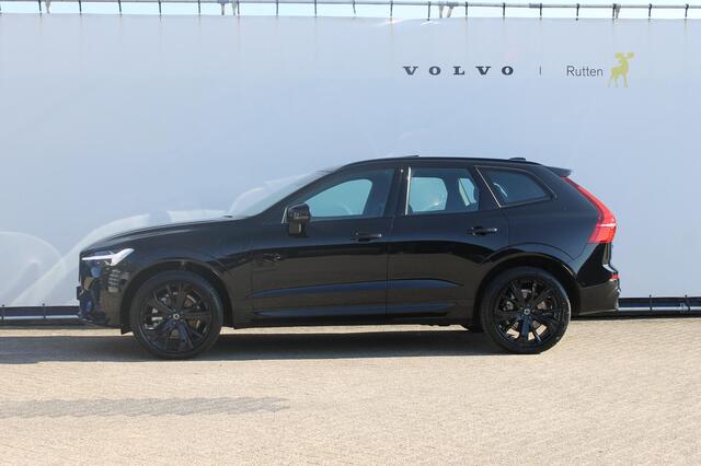 Volvo XC60 T8 455PK Automaat AWD Plus Black Edition Panoramisch schuif-kanteldak / Google infotainment / Adaptieve cruise control / 21" lichtmetalen velgen / Parkeersensoren voor en achter met camera