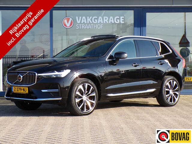 Volvo XC60 2.0 T6 PHEV AWD Plus Bright, Long Range / Leder / 20' LMV / Camera 360 / Harman Kardon / Stoel + stuurverwarming / 20' LMV