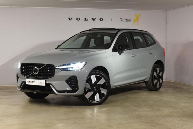 Volvo XC60 T6 350PK Automaat Plug-in Hybrid AWD Ultra Dark / Navigatie / Luchtvering / 360 Camera / Adaptieve Cruise Control / Stuurverwarming / Stoelverwarming v+a / Elektr. Achterklep / Schuifdak / Trekhaak