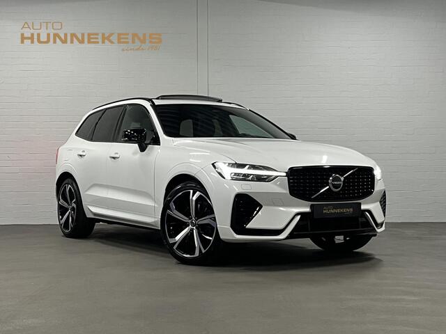 Volvo XC60 2.0 T6 Plug-in hybrid AWD R-Design Luchtvering | Trekhaak | Open dak | Adapt. cruise | Stuur-/stoelverwarming | Memory | Achteruitrij camera | Carplay