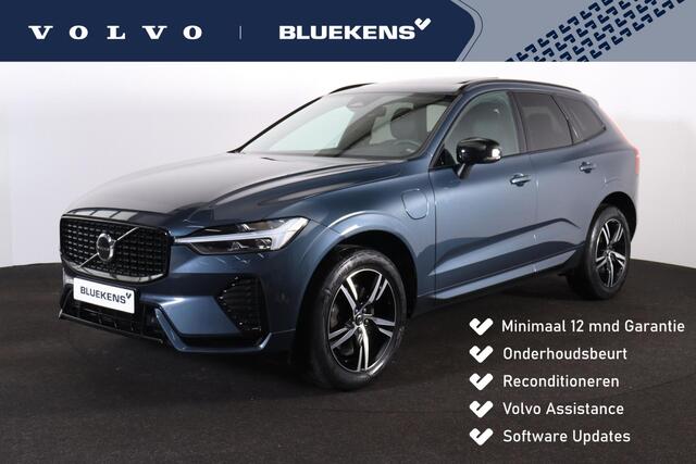 Volvo XC60 T6 Recharge AWD R-Design - Panorama/schuifdak - IntelliSafe Assist & Surround - Harman/Kardon audio - Adaptieve LED koplampen - Parkeercamera achter - Verwarmde voorstoelen, stuur & achterbank - Parkeersensoren voor & achter - Elektr. bedienb. voorstoelen