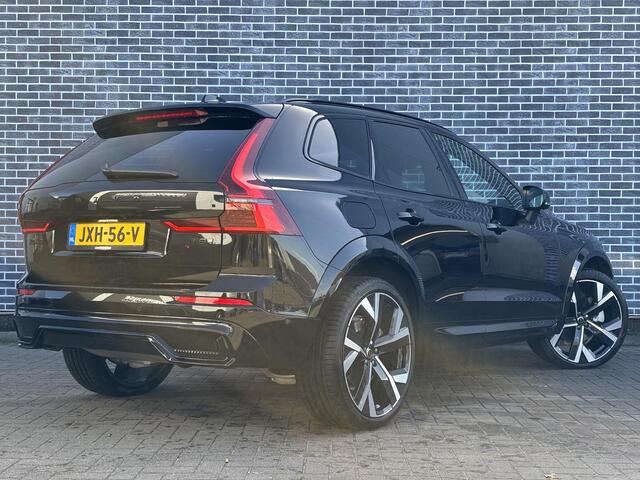 Volvo XC60 2.0 T8 Plug-in hybrid AWD Ultra Black Edition | PHEV | Facelift | Google | Long Range | Adaptieve Cruise Control | Luchtvering | Harman Kardon Audio | Stoelverwarming Voor + Achter | 360 Camera | Keyless | Gelamineerd Glas | DAB | Stuurverwarming | Head-U