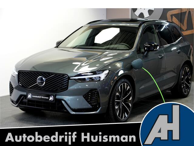 Volvo XC60 2.0 T8 AWD 335kW/456pk Aut8 Plug-in hybrid Ultra Dark LUCHTVERING + PANORAMADAK + HARMAN/KARDON + ADAPT.CRUISE + GOOGLE DASH + HEAD-UP + LANE ASSIST + STOEL-&STUURVERWARMING + 360 CAMERA + PARKSENSOREN V&A + 21" LM-VELGEN!!