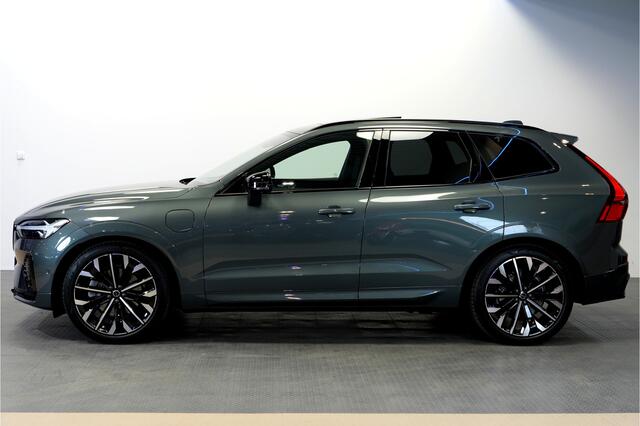 Volvo XC60 2.0 T8 AWD 335kW/456pk Aut8 Plug-in hybrid Ultra Dark LUCHTVERING + PANORAMADAK + HARMAN/KARDON + ADAPT.CRUISE + GOOGLE DASH + HEAD-UP + LANE ASSIST + STOEL-&STUURVERWARMING + 360 CAMERA + PARKSENSOREN V&A + 21" LM-VELGEN!!
