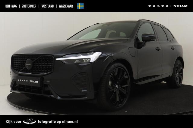 Volvo XC60 T6 PLUG-IN HYBRID AWD ULTRA BLACK EDITION -PANO.DAK|BOWERS&WILKINS|GEVENT.LEDER+MASSAGE|LUCHTVERING|360°CAM|PRIVACY.GLAS|HEAD-UP DISP.|21"