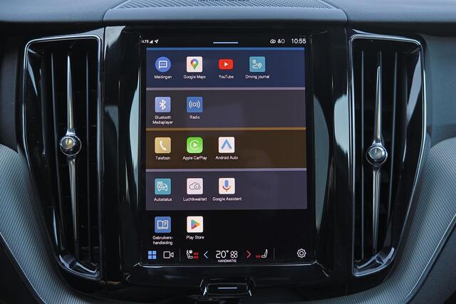 Volvo XC60 T6 Recharge AWD Plus Black Edition - Panorama/schuifdak - Luchtvering - IntelliSafe Assist & Surround - 360º Camera - Harman Kardon audio - Adaptieve LED koplampen - Verwarmde voorstoelen, stuur & achterbank - Parkeersensoren voor & achter - Elektr. bedie