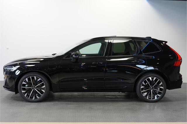 Volvo XC60 2.0 T6 293kW/399pk Aut8 Plug-in hybrid Ultra Dark PANORAMADAK + HARMAN/KARDON + ADAPT.CRUISE + HEAD-UP + STOELVERWARMING V&A + STUURVERWARMING + GOOGLE DASH + 360 CAMERA + BLIS + CTA + LUCHTVERING + 21" LM-VELGEN!!