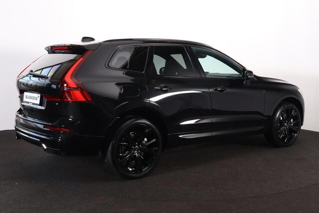 Volvo XC60 T6 Recharge AWD Black Edition Plus - Panorama/schuifdak - IntelliSafe Assist & Surround - 360º Camera - Harman/Kardon audio - Verwarmde voorstoelen, stuur & achterbank - Parkeersensoren voor & achter - Elektr. bedienb. voorstoelen met geheugen - Head up d
