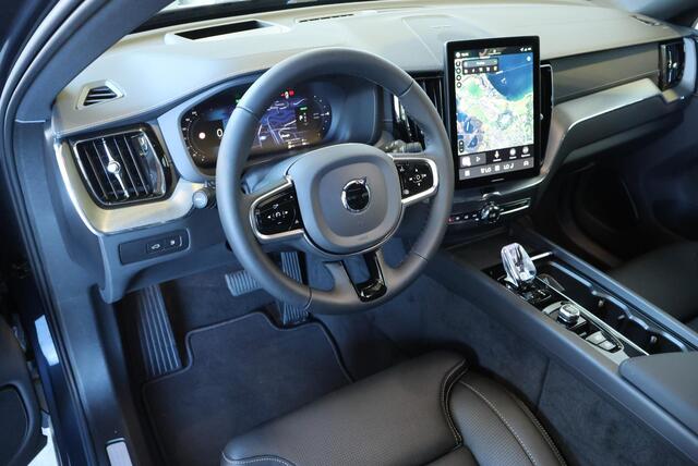 Volvo XC60 2.0 T8 Plug-in hybrid AWD Ultra Black Edition | Panoramadak | Luchtvering | Verwarmbare voorstoelen met massagefunctie en ventilatie | 360 graden camera | Head-up display | Elektrische achterklep | Keyless |