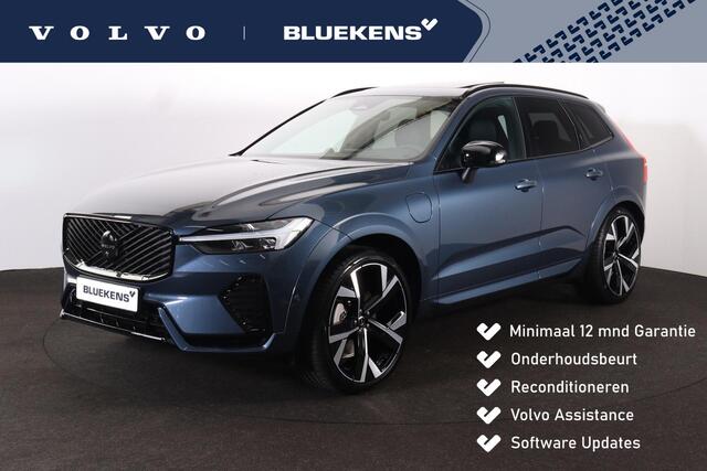 Volvo XC60 T8 Recharge AWD Ultra Black Edition Exec - Luchtvering - Panorama/schuifdak - IntelliSafe Assist & Surround - 360º Camera - Bowers & Wilkins audio - Adaptieve LED koplampen - Verwarmde voorstoelen, stuur & achterbank - Parkeersensoren voor & achter - Elek
