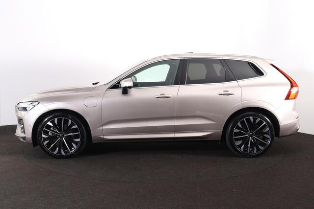 Volvo XC60 T8 Recharge AWD Ultimate Bright - Luchtvering - Panorama/schuifdak - IntelliSafe Assist & Surround - 360º Camera - Bowers & Wilkins audio - Adaptieve LED koplampen - Verwarmde voorstoelen, stuur & achterbank - Parkeersensoren voor & achter - Elektr. bedie
