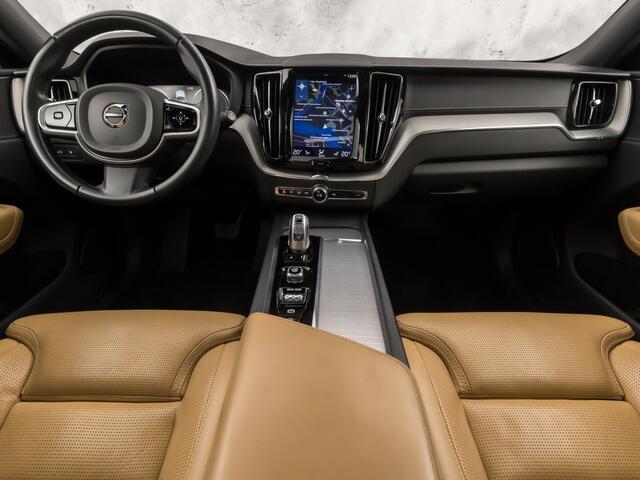 Volvo XC60 2.0 T8 Twin Engine AWD Inscription 391Pk Automaat (PANORAMADAK, STOELVERWARMING/KOELING, MEMORY SEATS, ZWART HEMEL, CAMERA, BRUIN LEDER, ELEK ACHTERKLEP, GETINT GLAS, NIEUWSTAAT)
