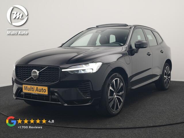 Volvo XC60 T8 AWD R-Design LONG RANGE PHEV 455pk Dealer O.H. | Trekhaak Af Fabriek | Panodak | Lederen Sportstoelen Memory & Verwarmd | Stuur Verwarmd | Keyless | Apple Carplay | Google Assistent | DAB | 20"L.M | Cruise Control | Plug In Hybrid |
