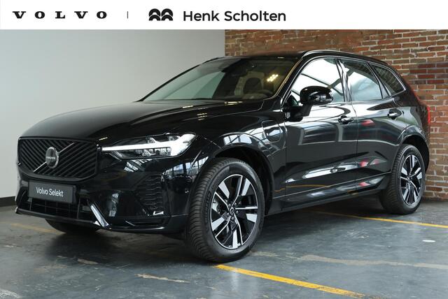 Volvo XC60 T6 Plug-in hybrid AWD Plus Dark | Head-Up display | Semi-Electrische Wegklapbare trekhaak | 360° Parkeercamera | Parkeersensoren voor + achter | Google infotainment | Parkeerverwarming | Panoramadak |